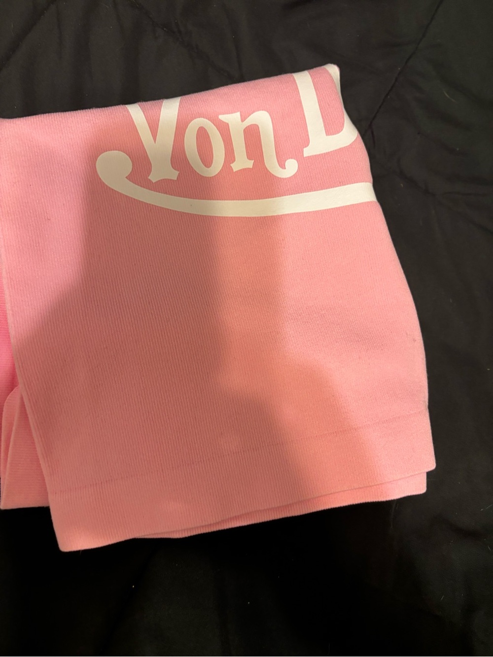 feathers Pink Shorts with White Logo